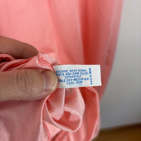 Vintage Vanity Fair Collectibles Robe Pink Gold Trim Dacron Nylon USA size 10 - Picture 14 of 14